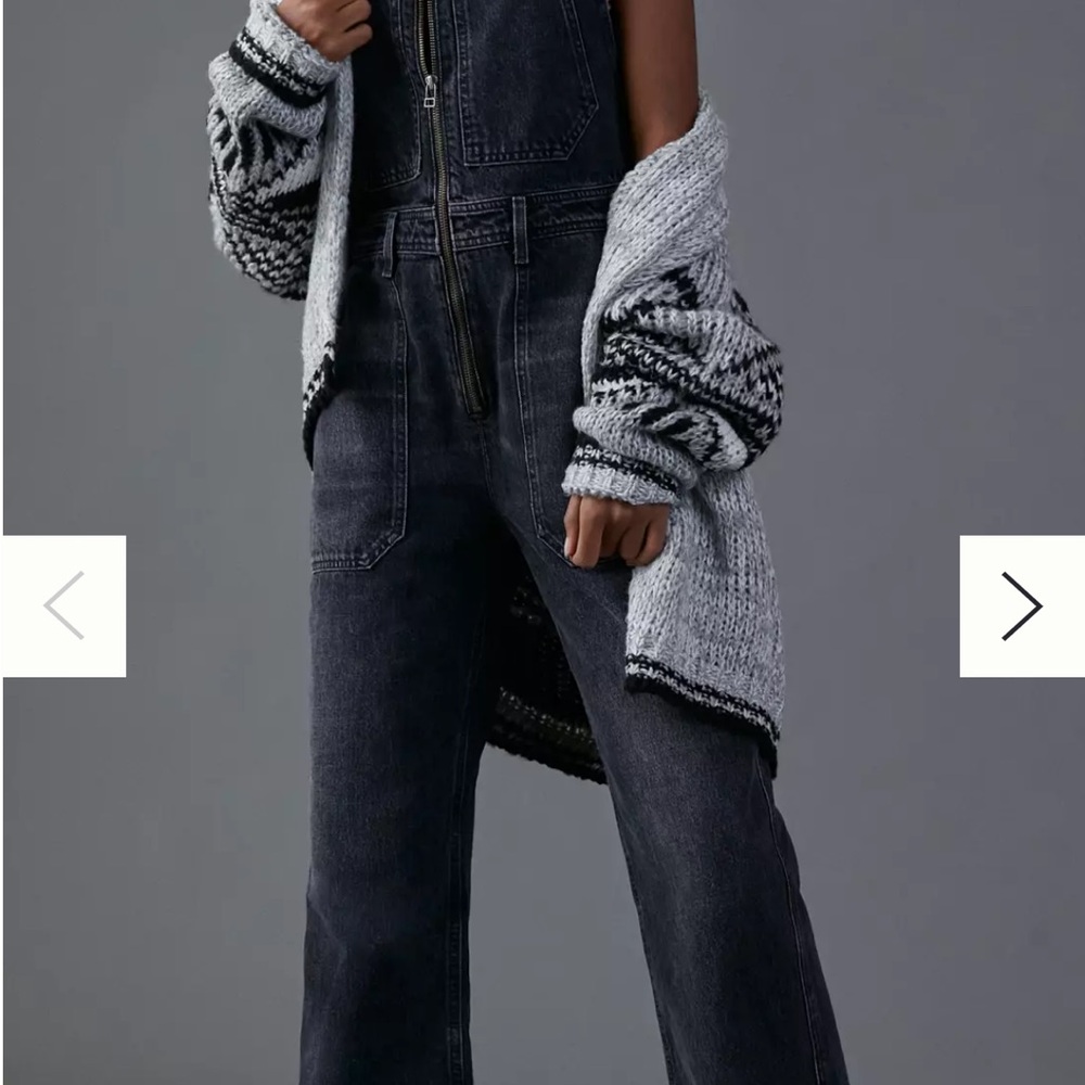 Citizens of Humanity Cher Zip Front Denim Overalls